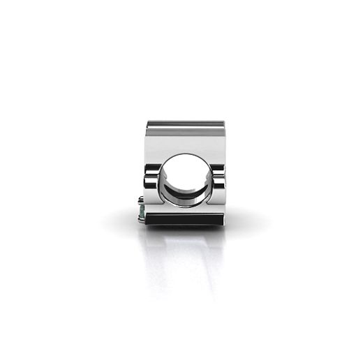 Puzzle Piece of your Heart Bracelet Charm – Sterling Silver with Alexandrite