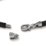 7.5" Leather Bracelet with Silver Clasps – Sterling Silver