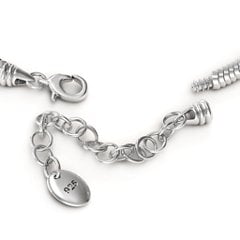 7.5" Silver Snake Bracelet with 1.5" Extender