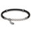 7.5" Leather Snake Bracelet with 1.5" Extender – Sterling Silver