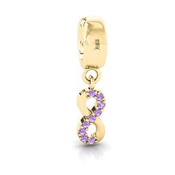 Infinity Bracelet Charm with Stones