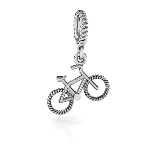 Bicycle Bracelet Charm – Sterling Silver