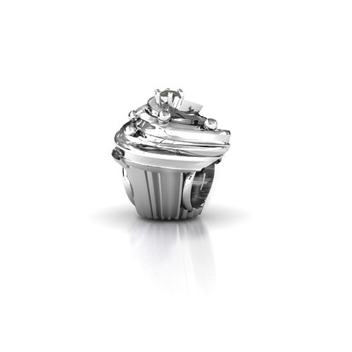 Cupcake Bracelet Charm
