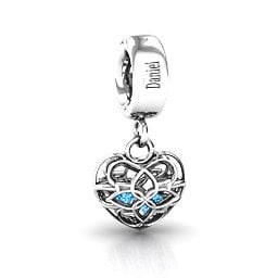Beautiful Blossom Caged Bracelet Charm