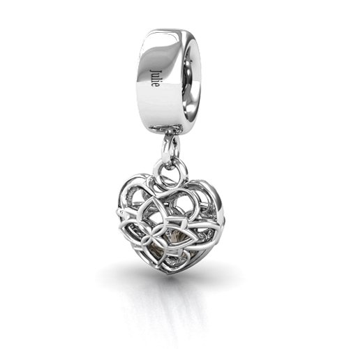 Beautiful Blossom Caged Bracelet Charm