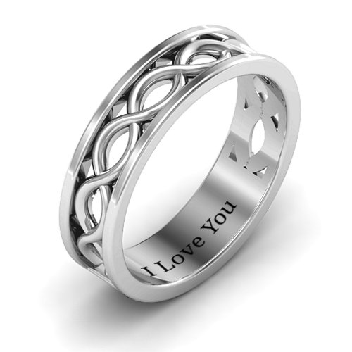 Women's Diadem Infinity Ring – Sterling Silver