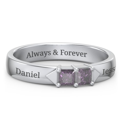 Timeless Romance Ring – Sterling Silver with Alexandrite