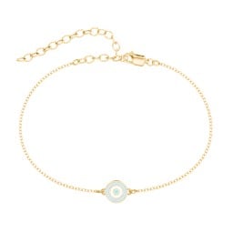 Round Evil Eye Anklet