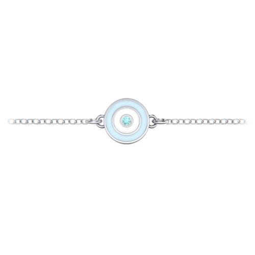 Round Evil Eye Anklet