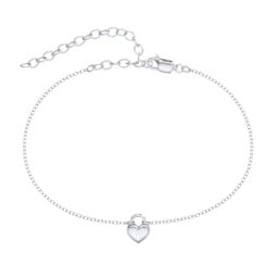 Heart Padlock Anklet