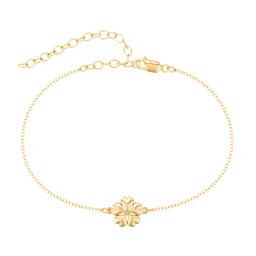 Blossom Anklet in 18K Gold Plated Silver