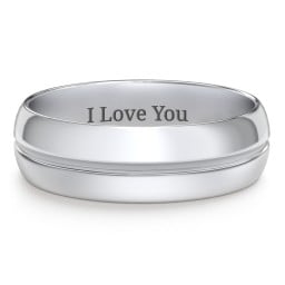 Men's Titus Grooved Ring