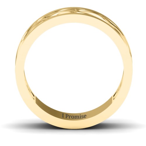 Men's Diadem Infinity Ring – 9kt Yellow Gold