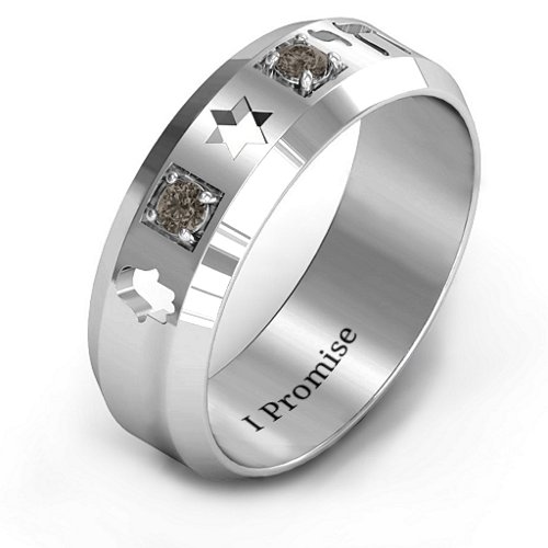 Men's Judaica Ring