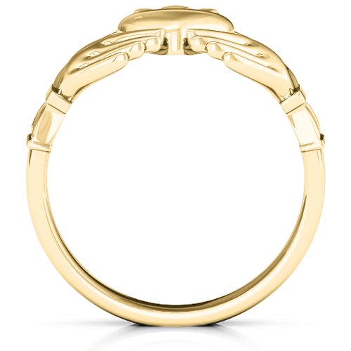 Men's Classic Celtic Claddagh Ring