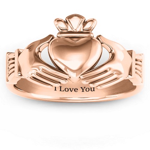 Men's Classic Celtic Claddagh Ring