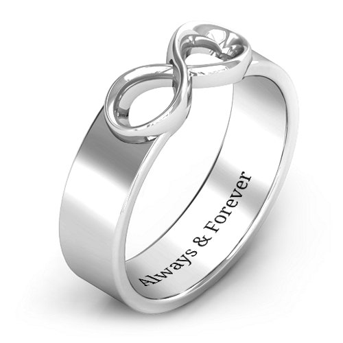 Men's Expression of Infinity Band – Sterling Silver