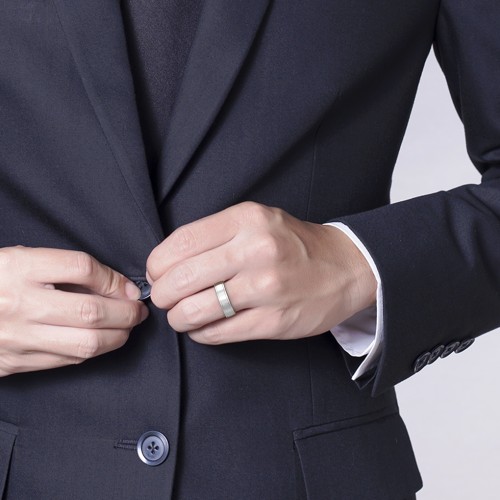 Men's Round Edge Wedding Band - 6mm Width