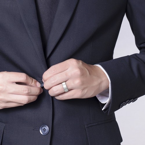 Men's Round Edge Wedding Band - 7mm Width