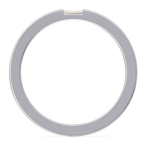 Men’s Baguette Gemstone Wedding Band