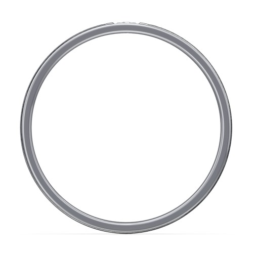 Men’s Celtic Trinity Knot Wedding Band with Accents