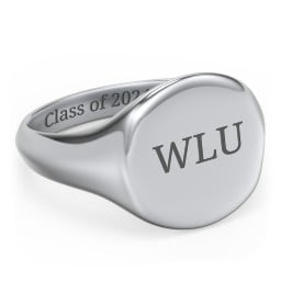 Men’s Round Signet Ring