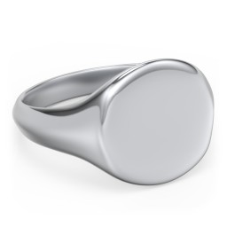 Men’s Round Signet Ring