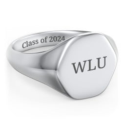 Men’s Hexagon Signet Ring