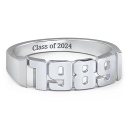 Men's Personalised Year Ring