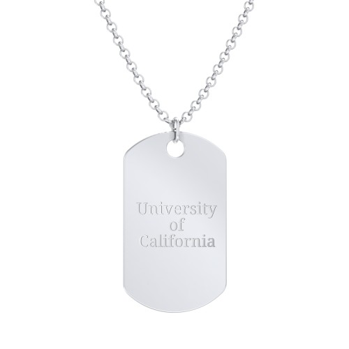 2020 Graduation Dog Tag Necklace