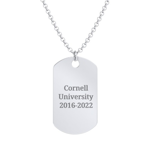 Class of 2022 Graduation Dog Tag Necklace