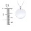 Men's Engravable Disc Necklace – Sterling Silver