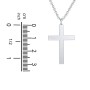 Men's Classic Engravable Cross Necklace