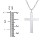 Men's Classic Engravable Cross Necklace – 9kt Yellow Gold