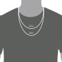 Men's Gothic Initial Pendant Necklace - N
