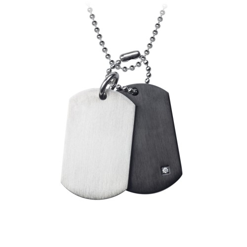 Perfect Balance Dog Tag Necklace – Stainless Steel