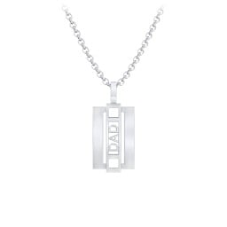 Men’s Engravable “Dad” Pendant