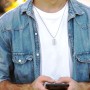 Men’s Engravable “Dad” Pendant