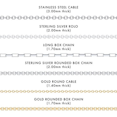 Men’s Engravable 2-Stone “Dad” Pendant