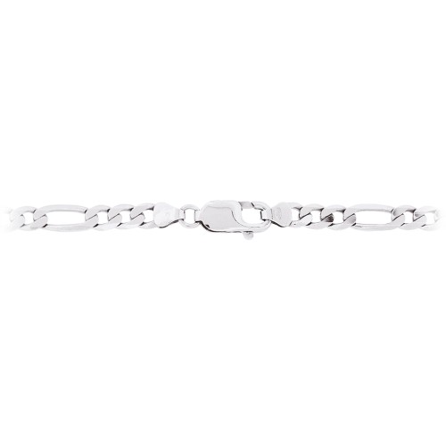 Men’s 24" Sterling Silver Figaro Link Chain Necklace – Sterling Silver