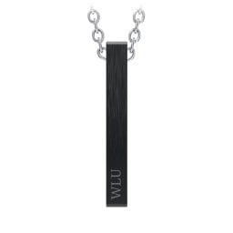 Men’s Engravable Vertical 3D Bar Necklace