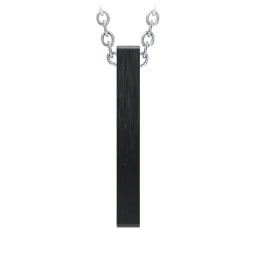 Men’s Engravable Vertical 3D Bar Necklace