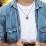 Men's Evil Eye Disc Necklace with Gemstone – 9kt Yellow Gold with Diamond