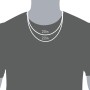Men’s Engravable Stainless Steel Dog Tag Necklace with Carbon Fiber Inlay