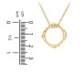 Men’s Engravable DAD Geometric Ring Necklace