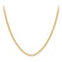 Men's 22" Cuban Chain Necklace in Yellow Stainless Steel - 5mm
