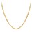 Men's 22" Cuban Chain Necklace in Yellow Stainless Steel - 5mm – Stainless Steel