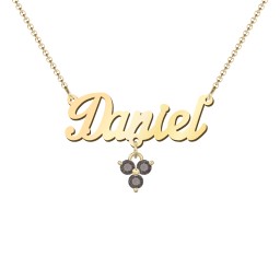 Personalised Name Necklace in 18K Gold Plated Silver