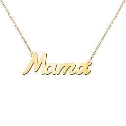 Personalised Name Necklace in 18K Gold Plated Silver