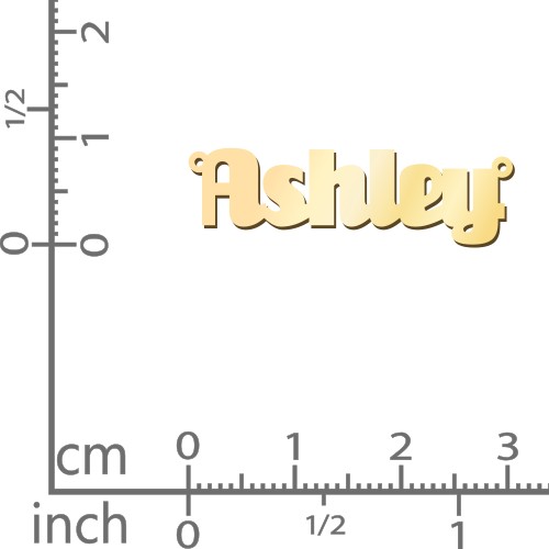Personalised Name Necklace – 18K Gold Plated Silver
